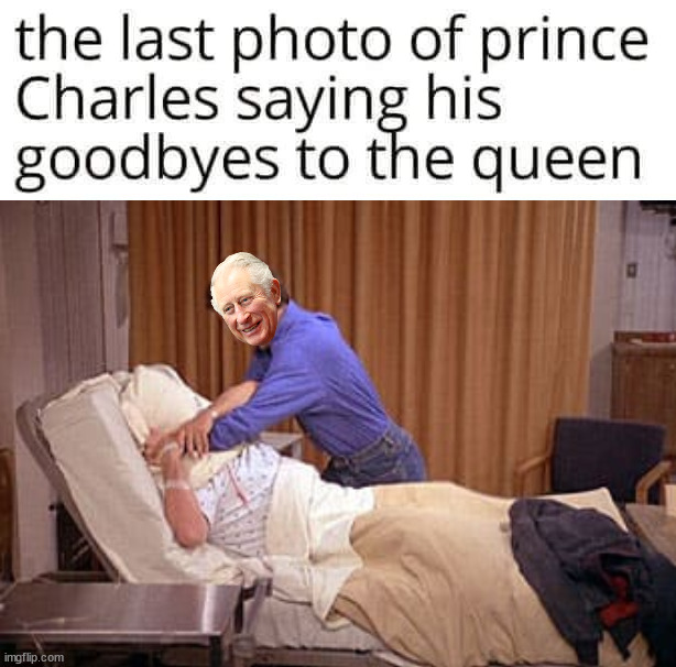image tagged in smothering george,dark humor | made w/ Imgflip meme maker