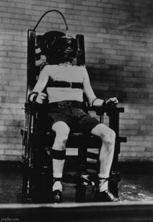 Electric Chair | image tagged in electric chair | made w/ Imgflip meme maker