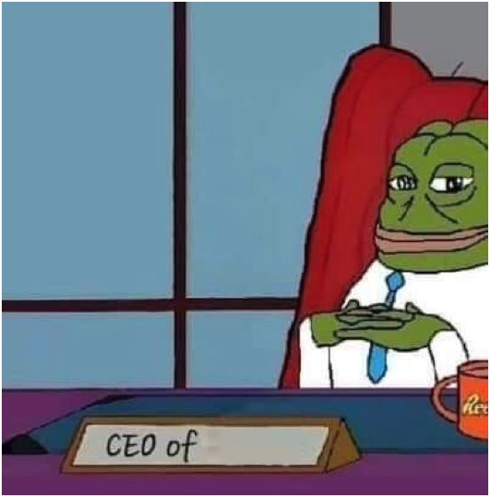 High Quality CEO of Blank Meme Template