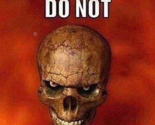 Angry Skeleton Blank Meme Template