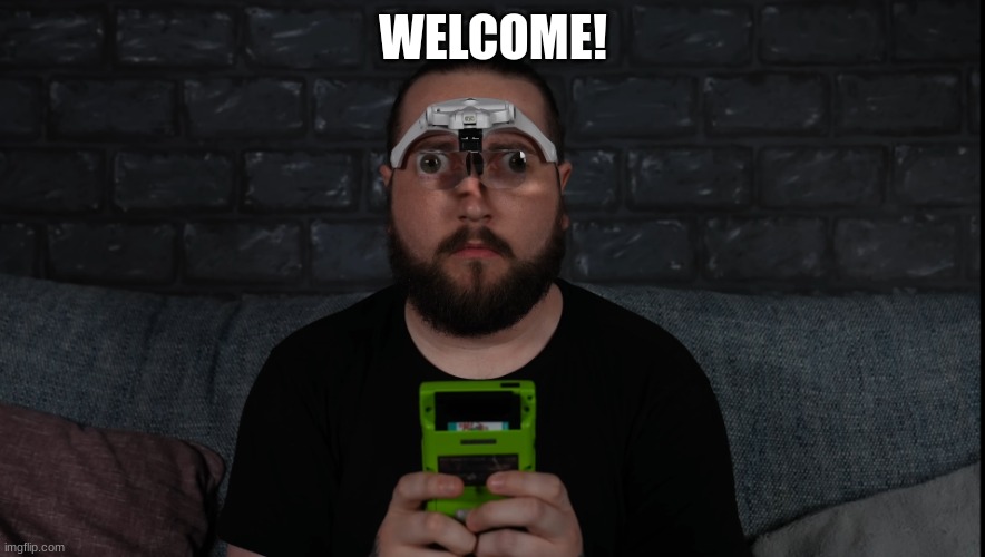 hello all! | WELCOME! | image tagged in cursed caddicarus,caddicarus,memes,funny,welcome,ye | made w/ Imgflip meme maker