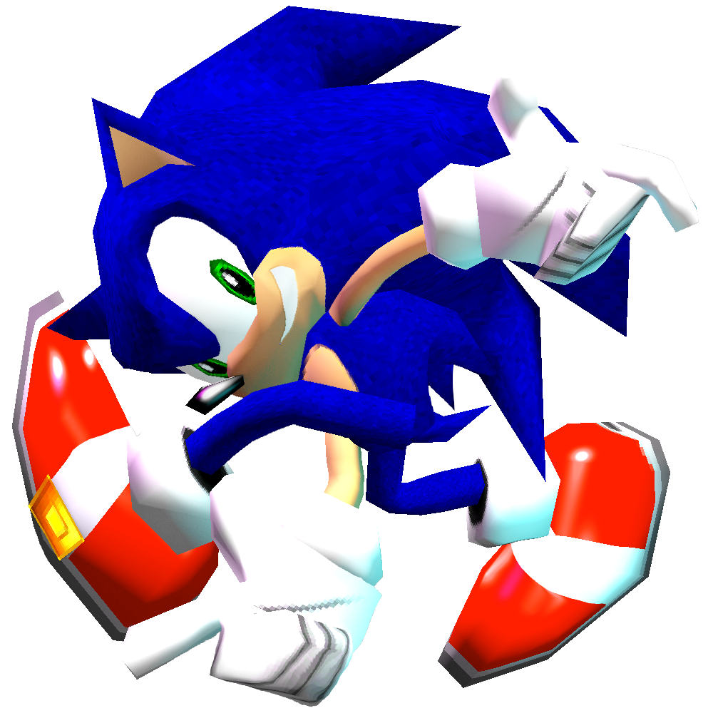 High Quality Sonic Adventure Dreamcast Pose Blank Meme Template