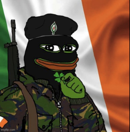 IRA Pepe | image tagged in ira pepe | made w/ Imgflip meme maker