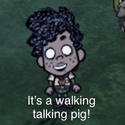It’s a walking talking pig Blank Meme Template