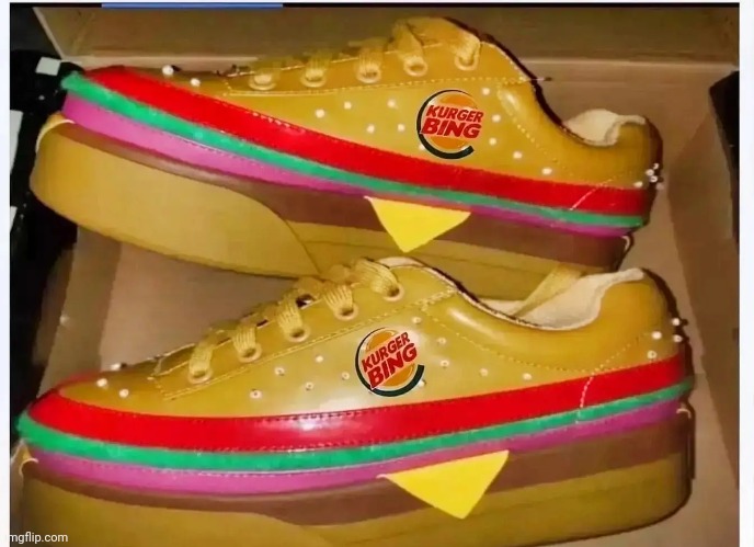 This mf got them Burger King shoes ?? | made w/ Imgflip meme maker