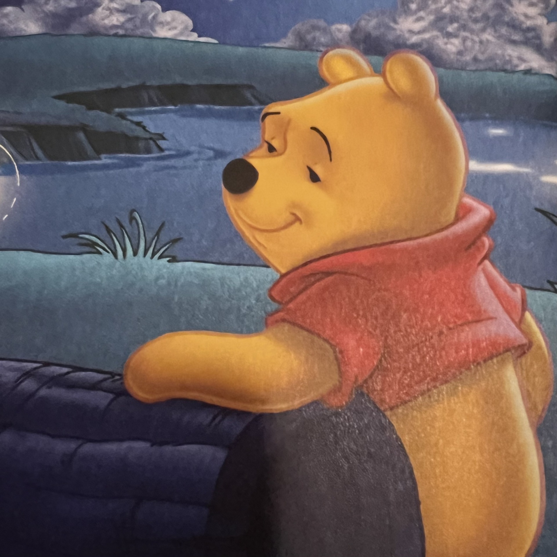 Pooh Stoned Blank Meme Template