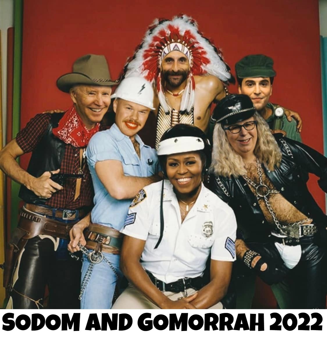 Introducing Sodom and Gomorrah 2022 | image tagged in perverts,sexual predators,groomers,sexual deviancy,why am i in hell,extra-hell | made w/ Imgflip meme maker