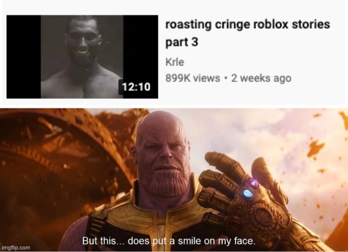 *title goes here* | image tagged in but this does put a smile on my face,cringe,roblox | made w/ Imgflip meme maker