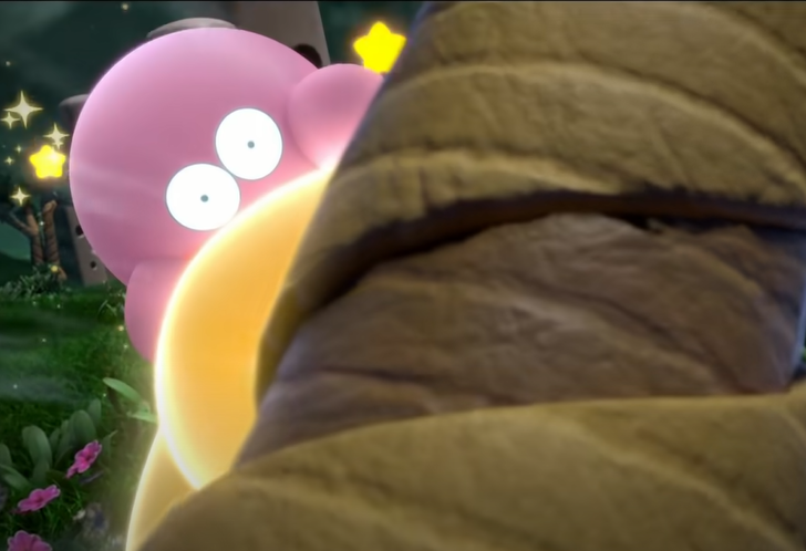 kirby hit by tree Blank Meme Template