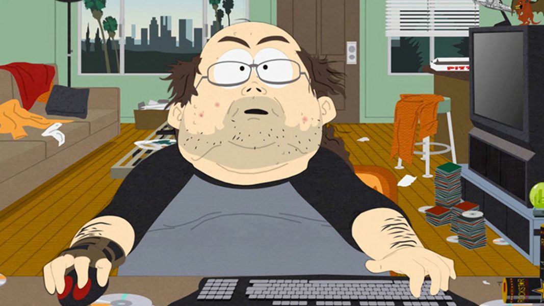 High Quality south park fat guy keyboard warrior love warcraft Blank Meme Template