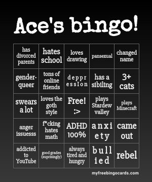 High Quality Aces bingo! Blank Meme Template