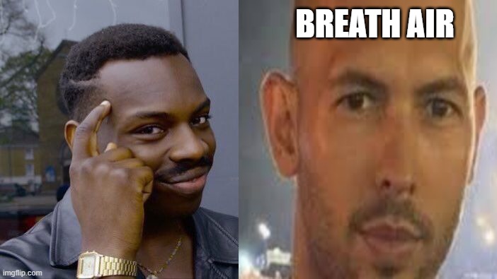 BREATH AIR | BREATH AIR | image tagged in memes,funny | made w/ Imgflip meme maker