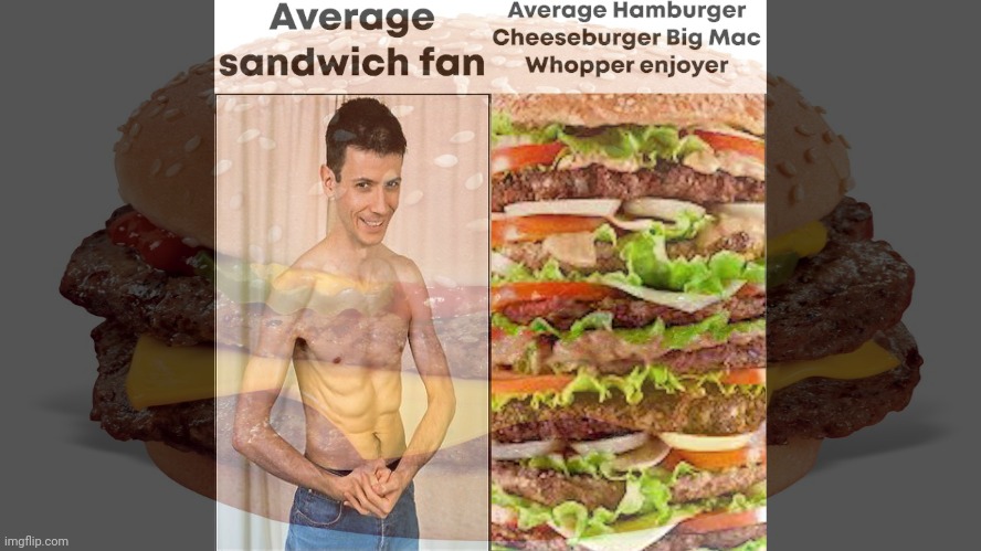 When hamburger | image tagged in cheeseburger,big mac,whopper,meme,contest | made w/ Imgflip meme maker