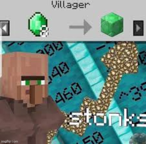 image tagged in simothefinlandized,minecraft villagers,memes,stonks,gaming,repost | made w/ Imgflip meme maker