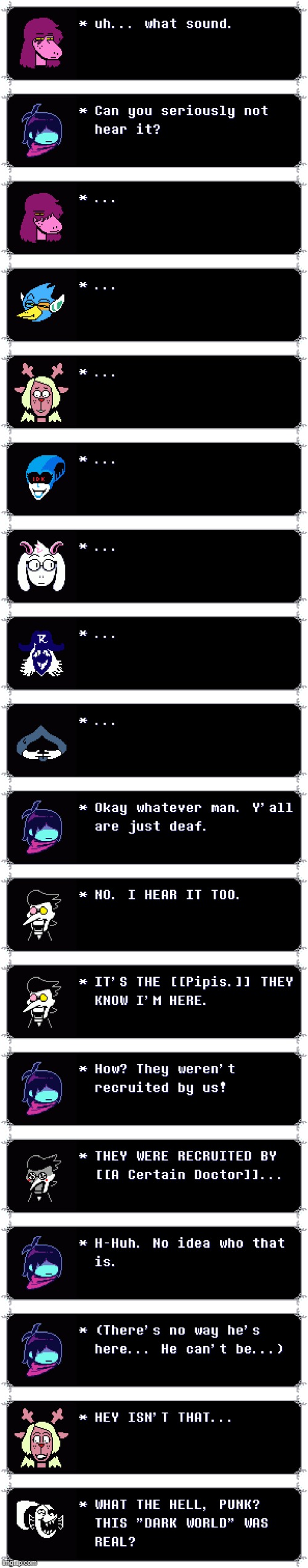 Pipis Chronicles, Pt. VIII | image tagged in undyne moment | made w/ Imgflip meme maker