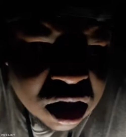 image tagged in terrified black man | made w/ Imgflip meme maker