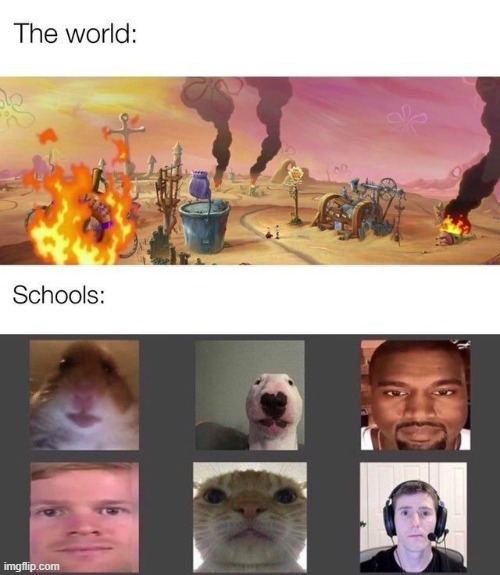 image tagged in middle school | made w/ Imgflip meme maker