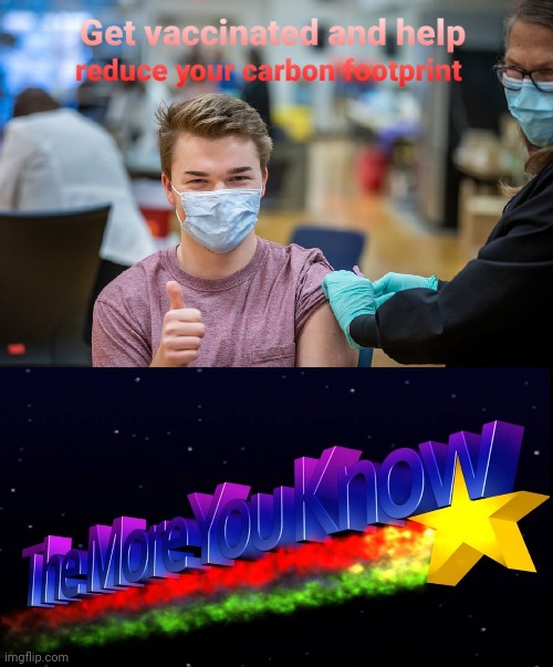Reduce your carbon footprint | image tagged in vaccines,climate change | made w/ Imgflip meme maker