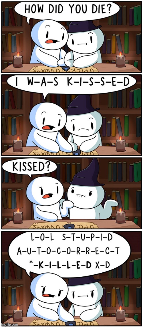 Killed | image tagged in kissed,killed,die,theodd1sout,comics,comics/cartoons | made w/ Imgflip meme maker