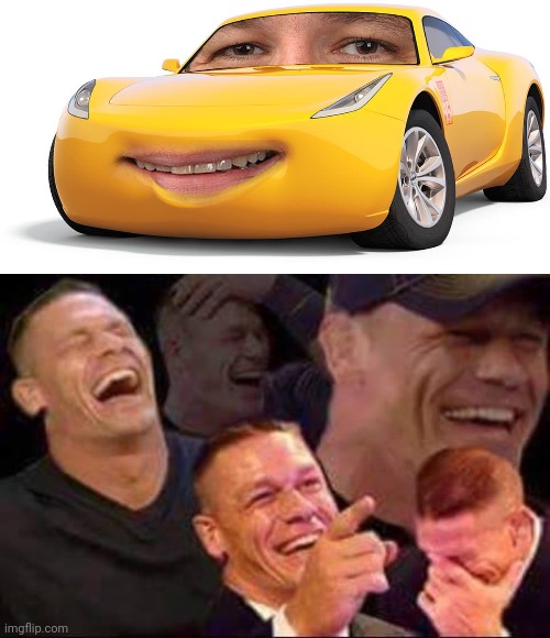 Cursed car | image tagged in john cena laughing,cursed image,car,cars,memes,meme | made w/ Imgflip meme maker