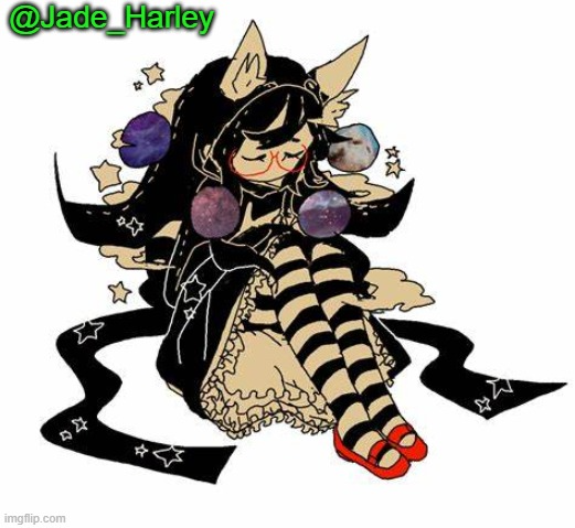 High Quality Jade Harley's cute little temp Blank Meme Template