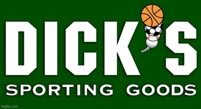 Dick's Sporting Goods logo | image tagged in dick's sporting goods logo | made w/ Imgflip meme maker