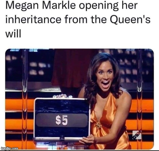 Megan is a Gold digger and Narcissist, Harry needs to divorce her ass. | image tagged in funny memes,royal family,narcissist | made w/ Imgflip meme maker