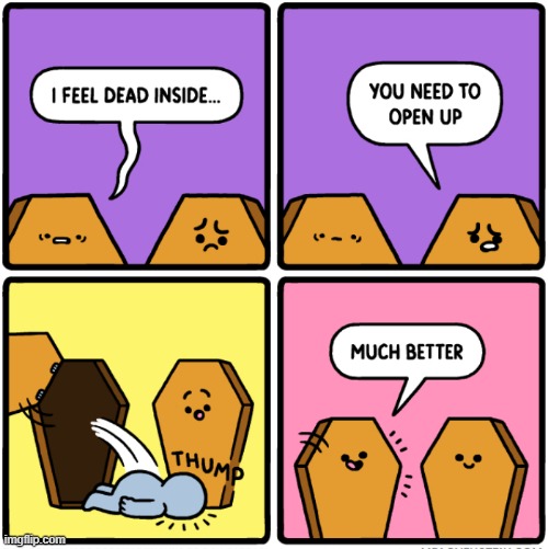 Dead Inside | image tagged in comics | made w/ Imgflip meme maker