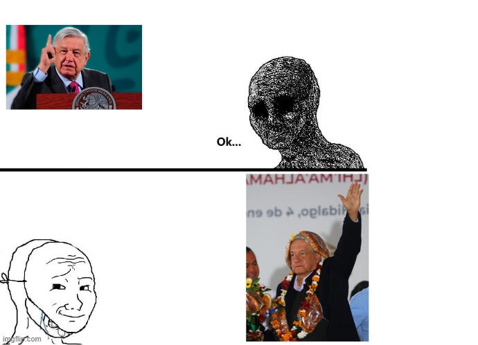 amlo antes y despues | image tagged in amlo,panes,antes | made w/ Imgflip meme maker