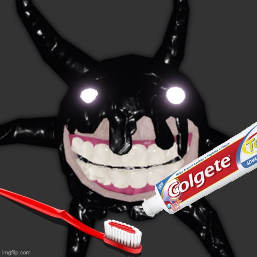 yoo screech got oral hygiene | image tagged in screech | made w/ Imgflip meme maker