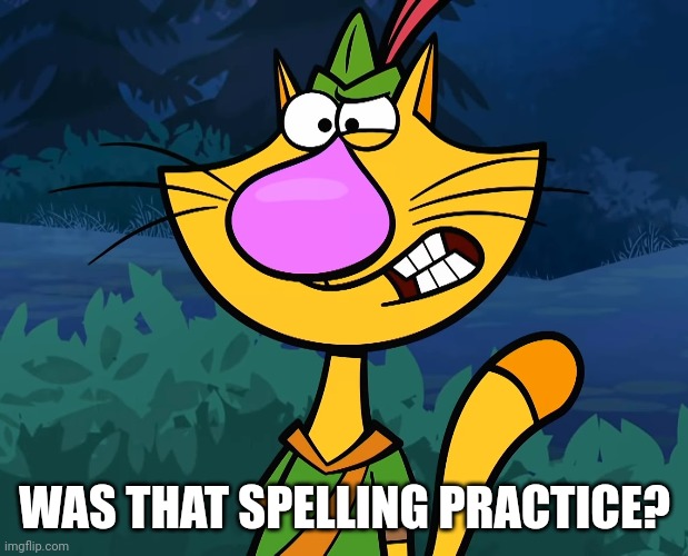 WAS THAT SPELLING PRACTICE? | made w/ Imgflip meme maker