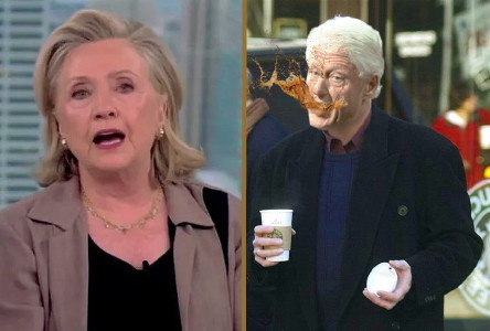 Hillary and Bill reaction Blank Meme Template