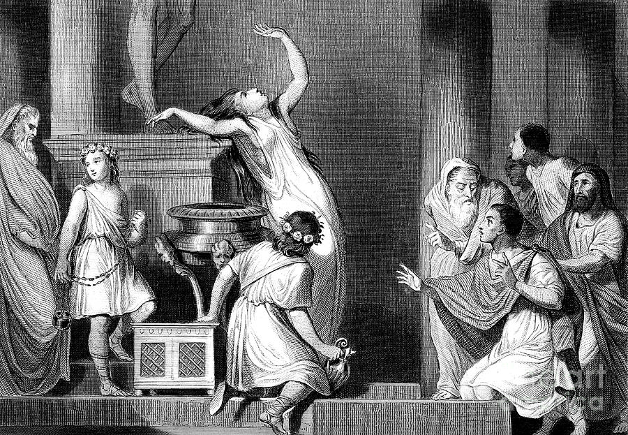 High Quality Oracle at Delphi Blank Meme Template