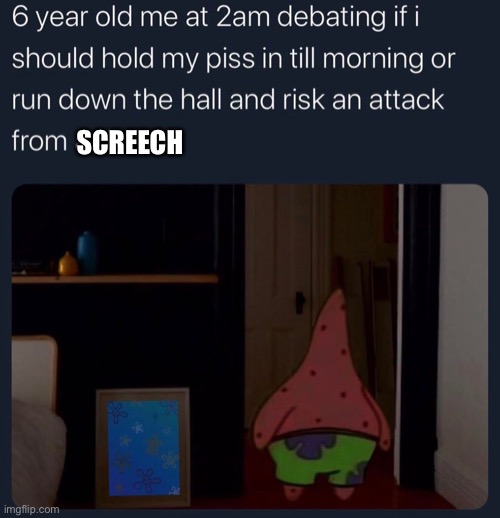 I ain’t goin to the deep dark abyss | SCREECH | image tagged in roblox,doors | made w/ Imgflip meme maker