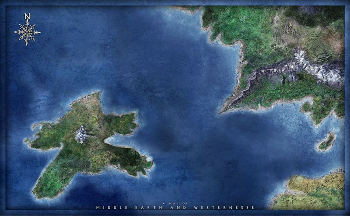 High Quality Númenor Blank Meme Template