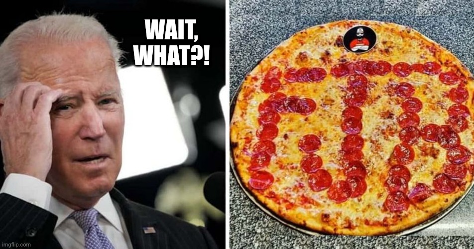 Pizza delivered! |  WAIT, WHAT?! | image tagged in joe biden | made w/ Imgflip meme maker