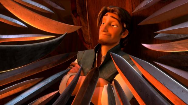 Flynn Rider Swords Blank Meme Template