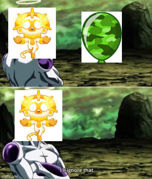 Got a btd6 stream | image tagged in frieza ignoring | made w/ Imgflip meme maker