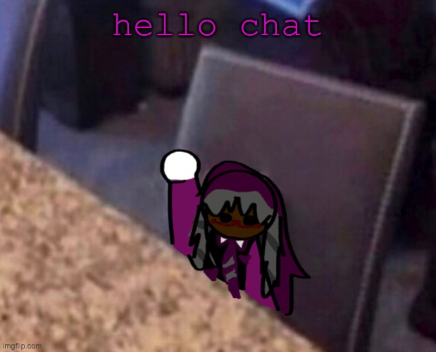 Koa’s question | hello chat | image tagged in koa s question | made w/ Imgflip meme maker