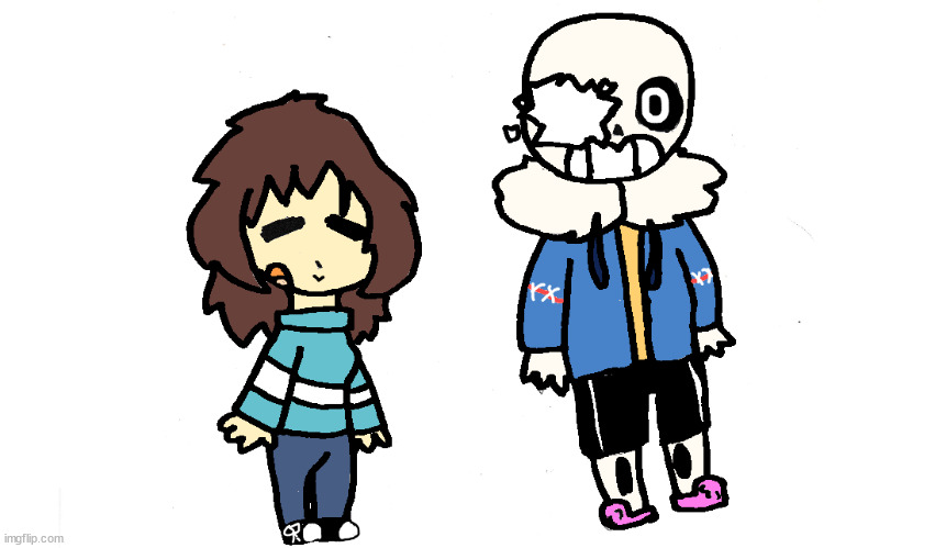 TT sans and TT frisk | made w/ Imgflip meme maker
