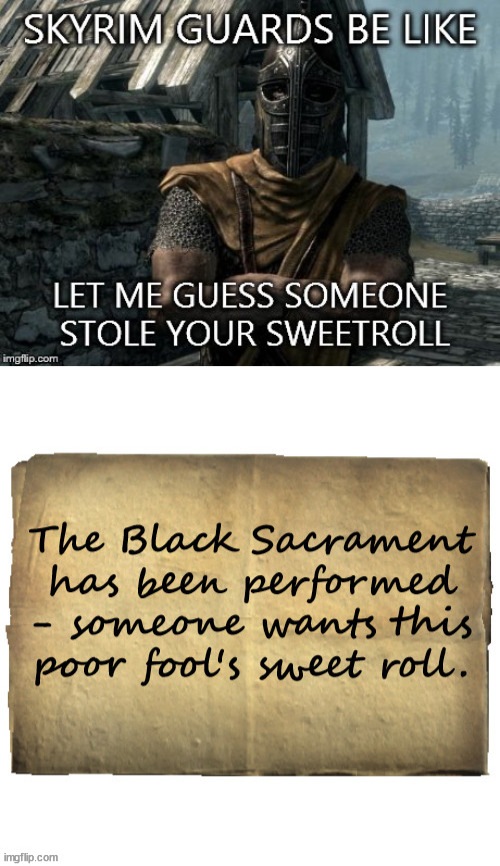 no lollygagging - Skyrim Guard - quickmeme