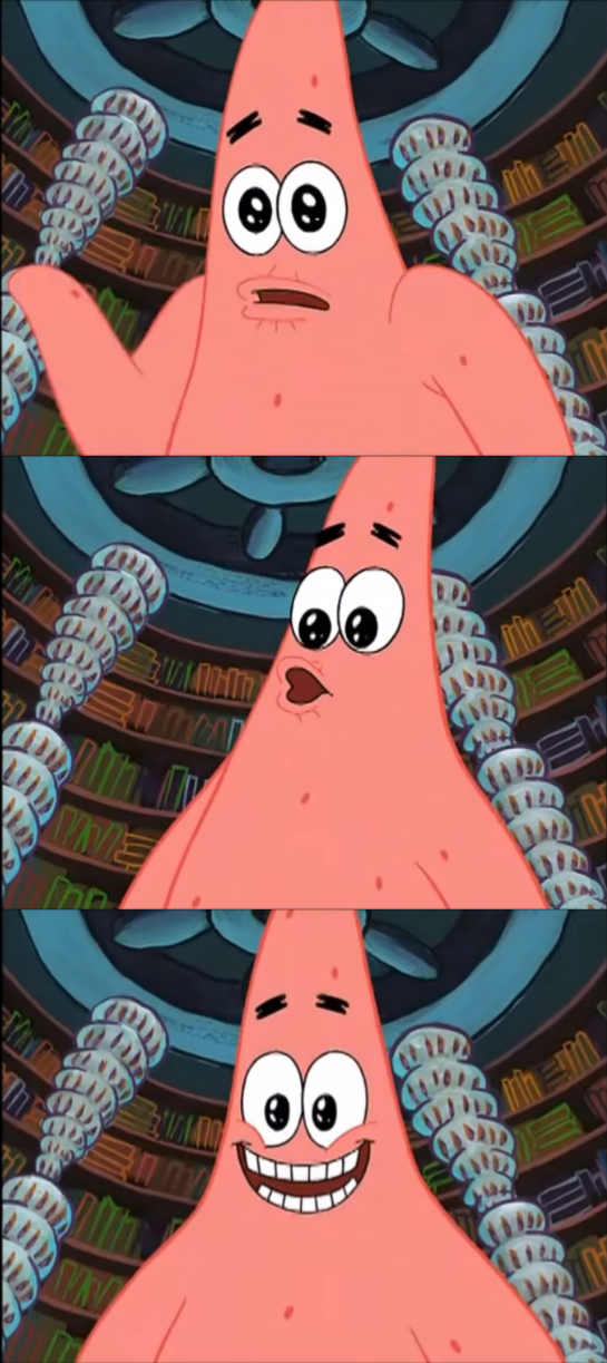 High Quality Patrick the ugly barnacle Blank Meme Template