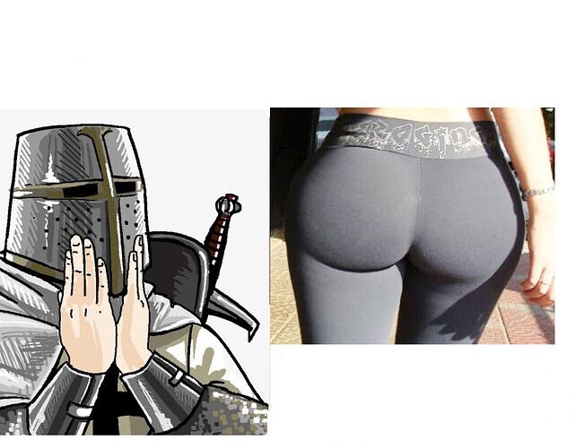 knight ass Blank Meme Template