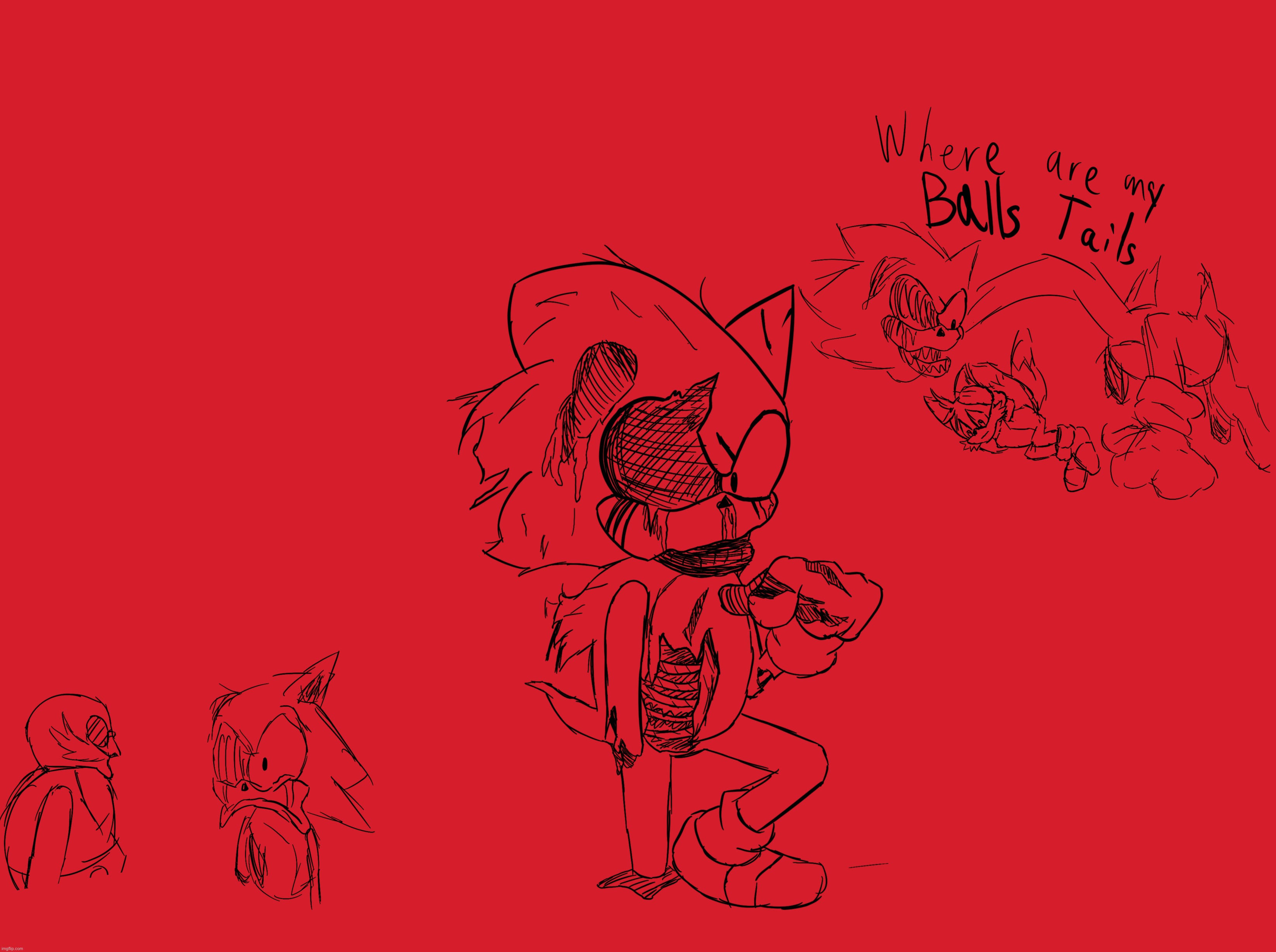 a cleaner sketch of Sonic:RADIATION (and some doodles) | image tagged in cringe ass sonic exe oc | made w/ Imgflip meme maker