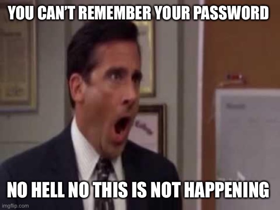 No, God! No God Please No! |  YOU CAN’T REMEMBER YOUR PASSWORD; NO HELL NO THIS IS NOT HAPPENING | image tagged in no god no god please no | made w/ Imgflip meme maker