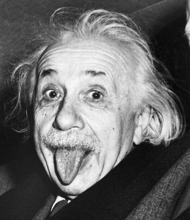 Einstein tongue Blank Meme Template