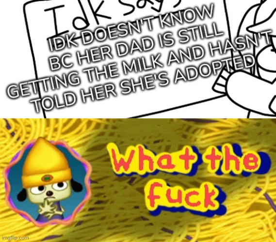 What the everloving f**k is this?????? | image tagged in parappa what the fuck,idk,stuff,s o u p,carck | made w/ Imgflip meme maker