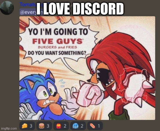 I LOVE DISCORD | made w/ Imgflip meme maker