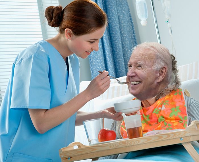 High Quality Biden Hospice Blank Meme Template