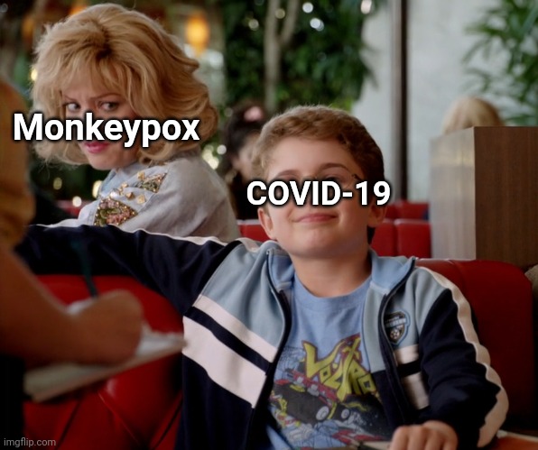 When viruses couldn't get worse | Monkeypox; COVID-19 | image tagged in memes | made w/ Imgflip meme maker